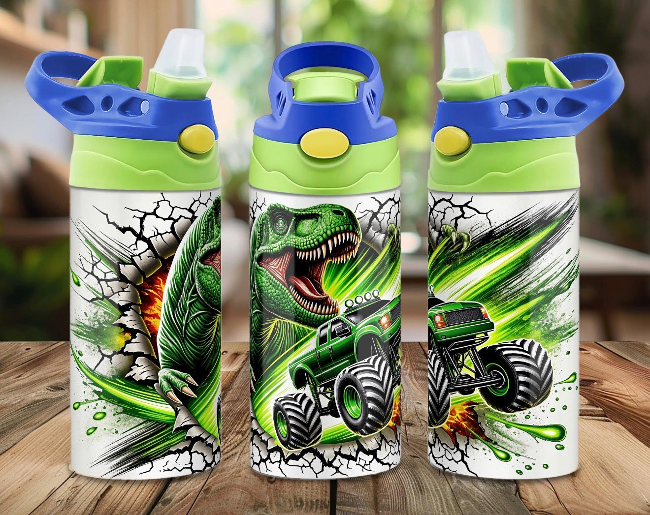 Monster Truck 12oz Kids Tumbler