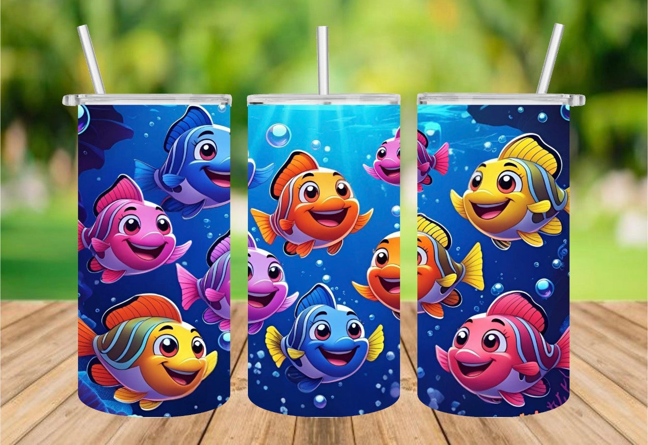 Kids fish tumbler