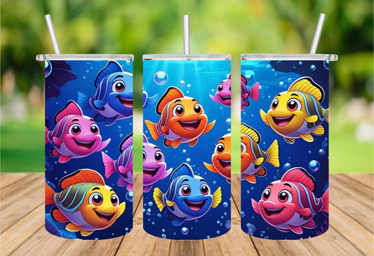 Kids fish tumbler