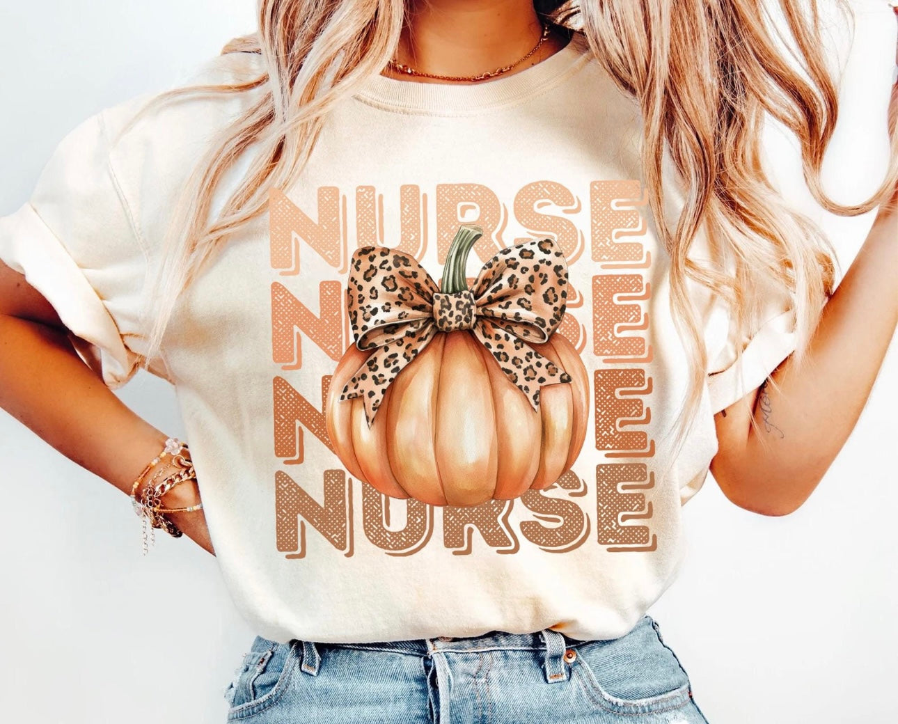 Nurse With Pumpkin