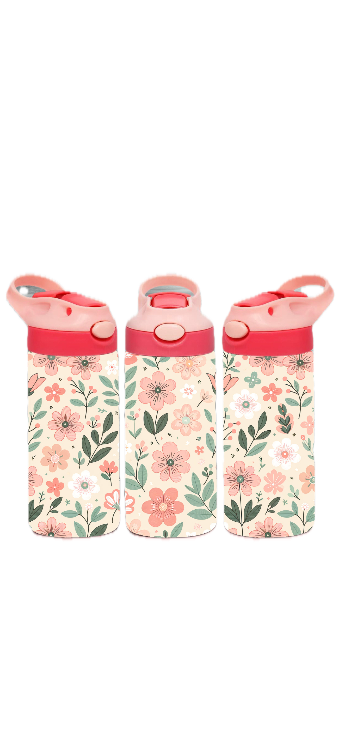 Pink Flower Kids Tumbler